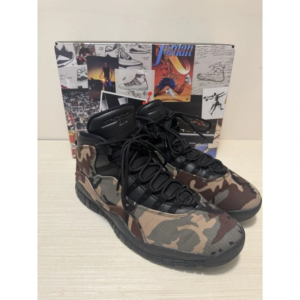 Air Jordan 10 Retro Woodland Camo Sz. 13‎